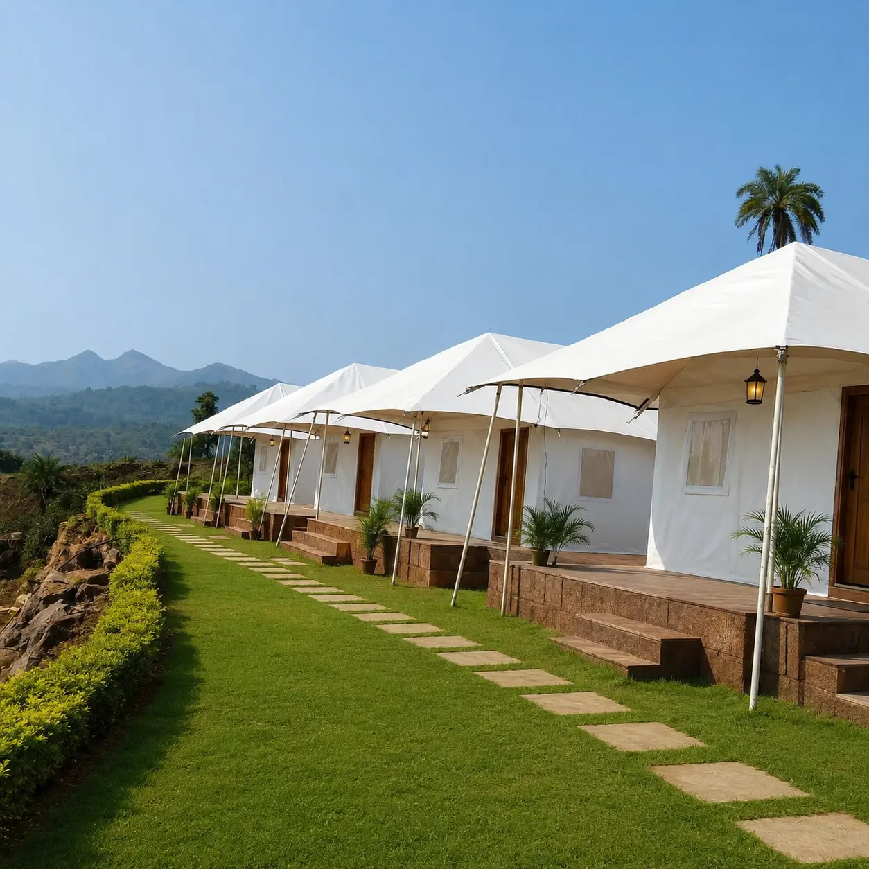Luxury resort tent