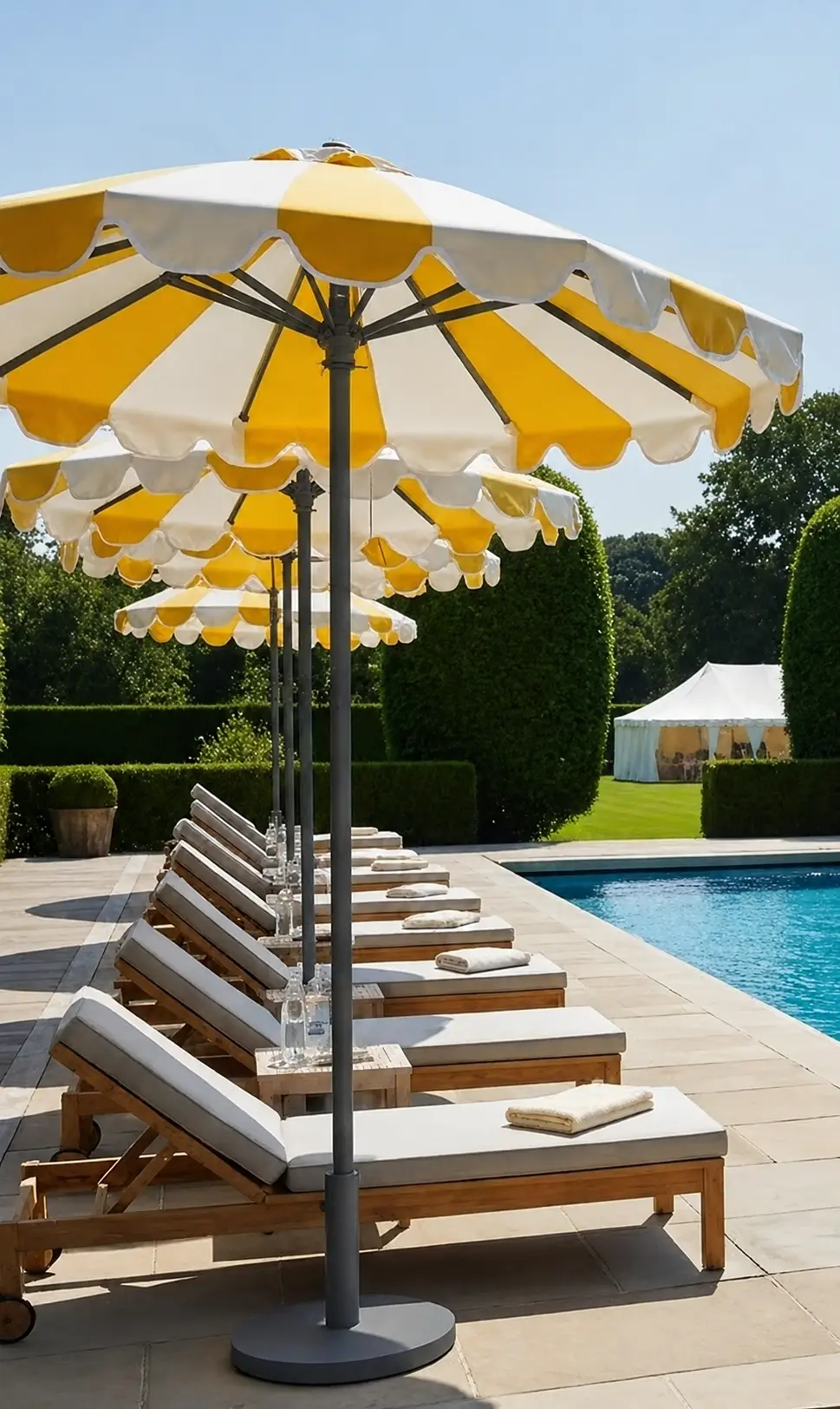 Luxury outdoor umbrella