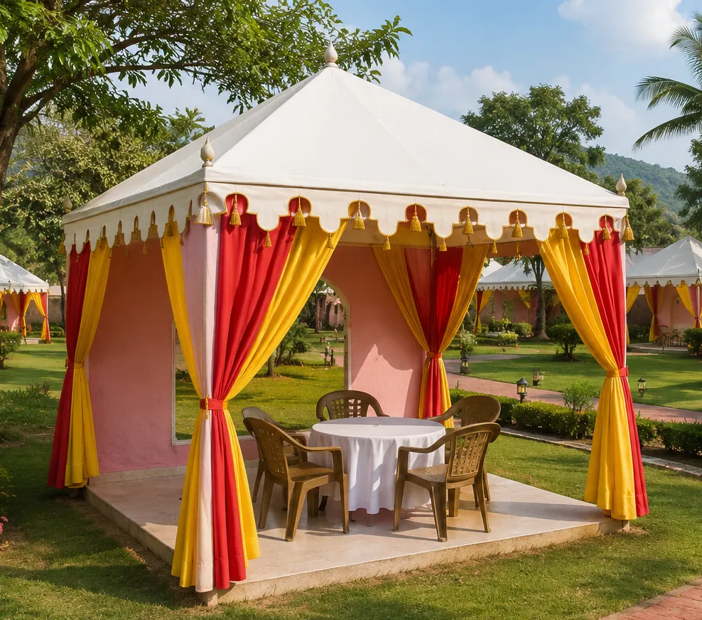 Waterproof garden pergola tent for outdoor spaces